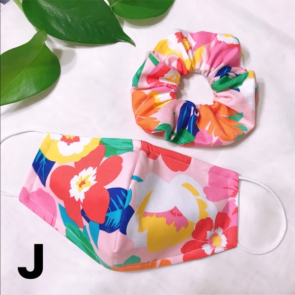 Set handmade facemask & scrunchie - Picture 10 of 10